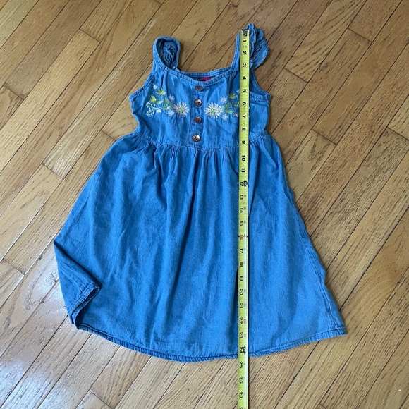 Kids Vince Camuto Denim Cotton Dress - Picture 5 of 7
